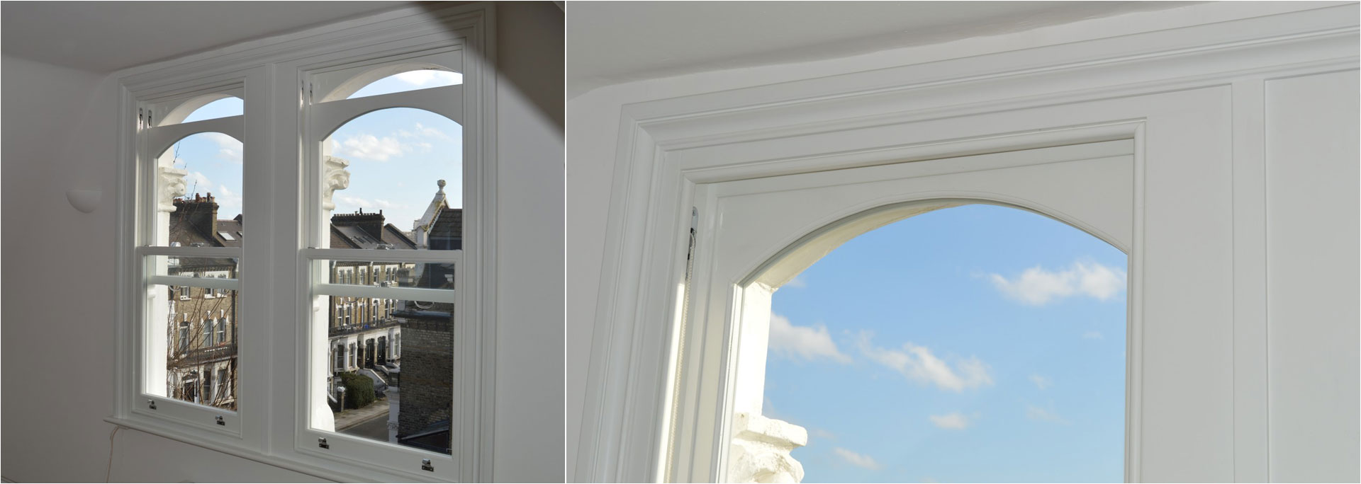 White Sash Windows